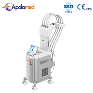 Lowest Price for Laser Co2 For Skin Rejuvenatio - body sculpture 1060nm Diode laser slimming machine with 4 applicators – Apolo