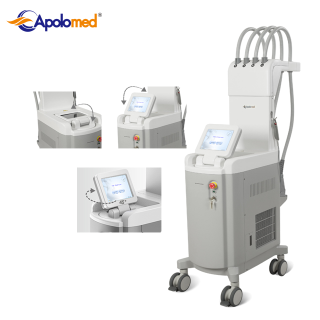 Best-Selling Super Diode Laser Slimming System - 1060nm diode laser body slimming machine with 4 handles for body sculpture and slimming – Apolo