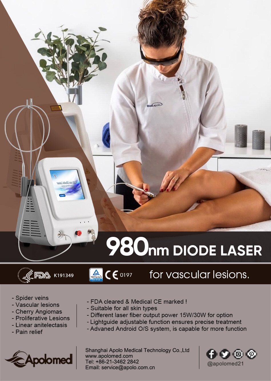 Proč potřebujete diodový laser s vlnovou délkou 980 nm?