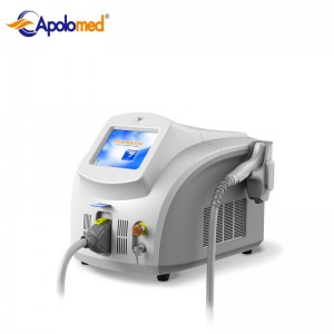2017 New Style Picosecond Sun Damage Tattoo Remover - Apolo portable 1600w 12*14mm diode laser hair removal beauty machine – Apolo